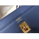 Miglior sito Replica Borse Hermes Kelly 25cm Sellier blu Epsom Imitazioni Outlet Online