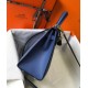 Miglior sito Replica Borse Hermes Kelly 25cm Sellier blu Epsom Imitazioni Outlet Online
