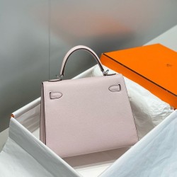 Miglior sito Replica Borsa Hermes Kelly 25cm Sellier Rosa Epsom Imitazioni Outlet Online