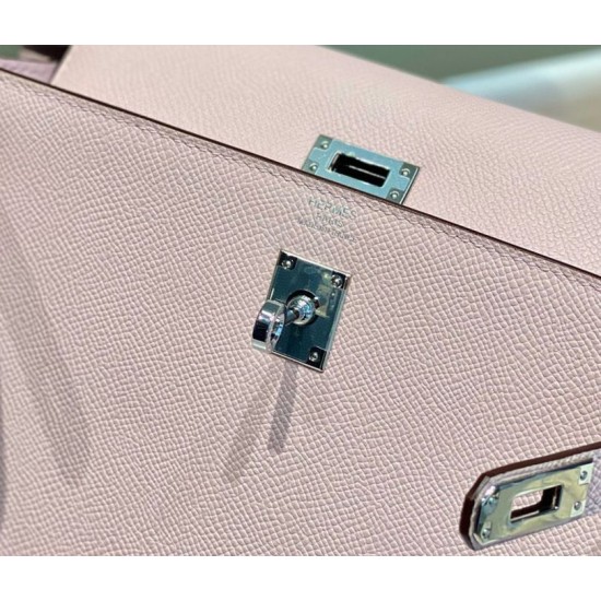 Miglior sito Replica Borsa Hermes Kelly 25cm Sellier Rosa Epsom Imitazioni Outlet Online