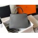 Miglior sito Replica Borsa Hermes Kelly 28cm/32cm Ardesia Epsom hardware dorato Imitazioni Outlet Online