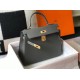Miglior sito Replica Borsa Hermes Kelly 28cm/32cm Ardesia Epsom hardware dorato Imitazioni Outlet Online