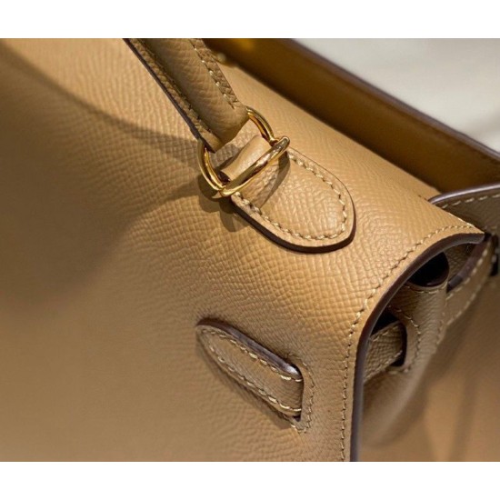 Miglior sito Replica Borsa Hermes Kelly 28cm/32cm cammello Epsom GHW Imitazioni Outlet Online