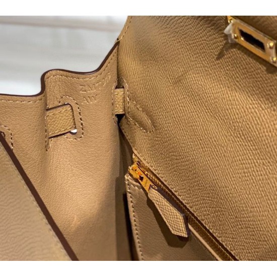 Miglior sito Replica Borsa Hermes Kelly 28cm/32cm cammello Epsom GHW Imitazioni Outlet Online