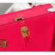 Miglior sito Replica Borsa Hermes Kelly 28cm/32cm Rosa Epsom hardware dorato Imitazioni Outlet Online