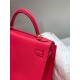 Miglior sito Replica Borsa Hermes Kelly 28cm/32cm Rosa Epsom hardware dorato Imitazioni Outlet Online