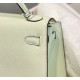 Miglior sito Replica Borsa Hermes Kelly 28cm verde chiaro Epsom hardware argento Imitazioni Outlet Online