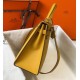 Miglior sito Replica Borsa Hermes Kelly 28cm/32cm Giallo Epsom hardware dorato Imitazioni Outlet Online