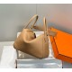 Miglior sito Replica Borsa Hermes Lindy 26 cm cammello con finiture dorate Imitazioni Outlet Online