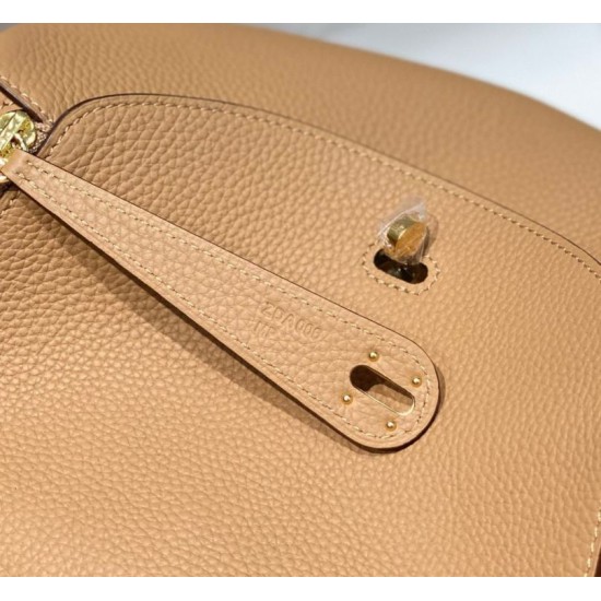 Miglior sito Replica Borsa Hermes Lindy 26 cm cammello con finiture dorate Imitazioni Outlet Online