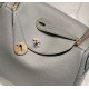 Miglior sito Replica Borsa Hermes Lindy 26 cm Gris Meyer con finiture dorate Imitazioni Outlet Online
