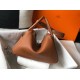 Miglior sito Replica Borsa Hermes Lindy 26 cm Marrone con finiture dorate Imitazioni Outlet Online