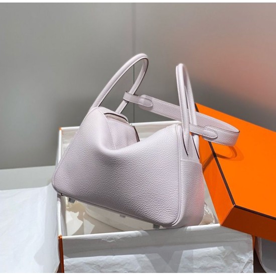 Miglior sito Replica Borsa Hermes Lindy 26 cm viola chiaro con finiture dorate Imitazioni Outlet Online