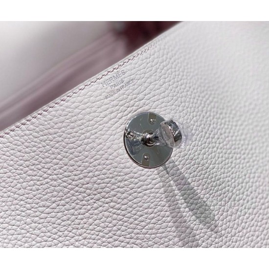 Miglior sito Replica Borsa Hermes Lindy 26 cm viola chiaro con finiture dorate Imitazioni Outlet Online