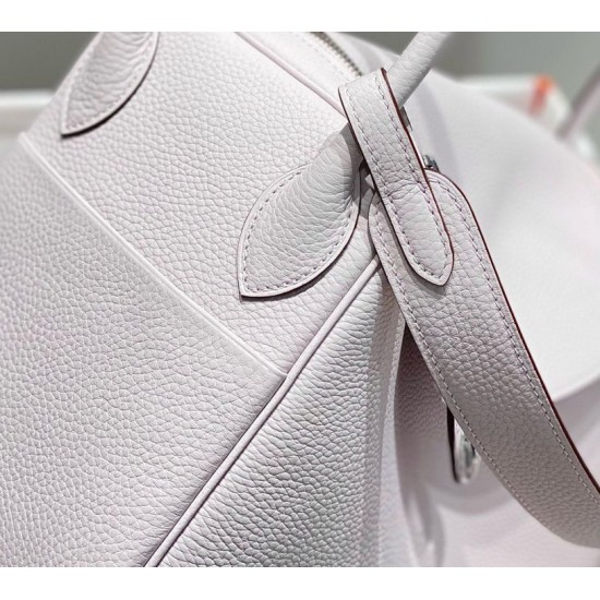 Miglior sito Replica Borsa Hermes Lindy 26 cm viola chiaro con finiture dorate Imitazioni Outlet Online