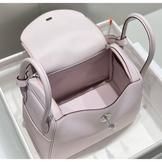 Miglior sito Replica Borsa Hermes Lindy 26 cm viola chiaro con finiture dorate Imitazioni Outlet Online