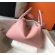 Miglior sito Replica Borsa Hermes Lindy 26 cm Rosa con finiture dorate Imitazioni Outlet Online