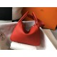 Miglior sito Replica Borsa Hermes Lindy 26 cm Rosso con finiture dorate Imitazioni Outlet Online