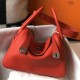 Miglior sito Replica Borsa Hermes Lindy 26 cm Rosso con finiture dorate Imitazioni Outlet Online