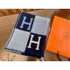 Miglior sito Replica Coperta Hermes Avalon III Blu Imitazioni Outlet Online