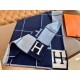 Miglior sito Replica Coperta Hermes Avalon III Blu Imitazioni Outlet Online