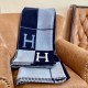 Miglior sito Replica Coperta Hermes Avalon III Blu Imitazioni Outlet Online