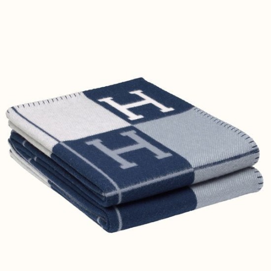 Miglior sito Replica Coperta Hermes Avalon III Blu Imitazioni Outlet Online