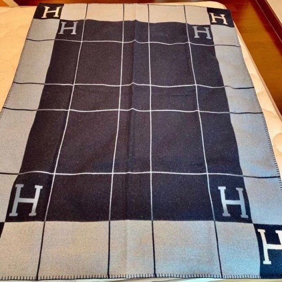 Miglior sito Replica Coperta Hermes Avalon III Blu Imitazioni Outlet Online
