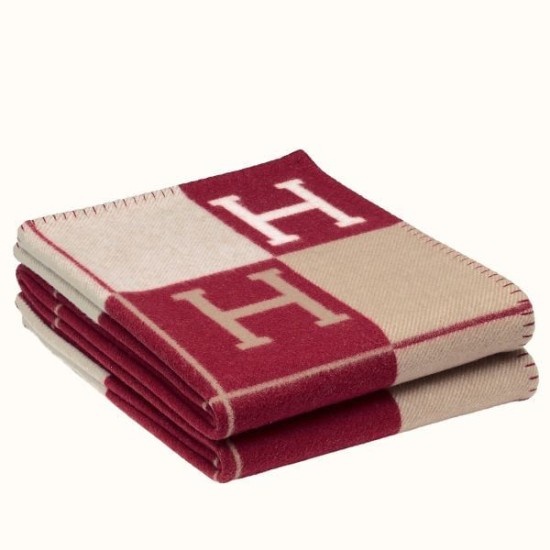 Miglior sito Replica Coperta Hermes Avalon III Rosso Imitazioni Outlet Online