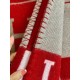 Miglior sito Replica Coperta Hermes Avalon III Rosso Imitazioni Outlet Online