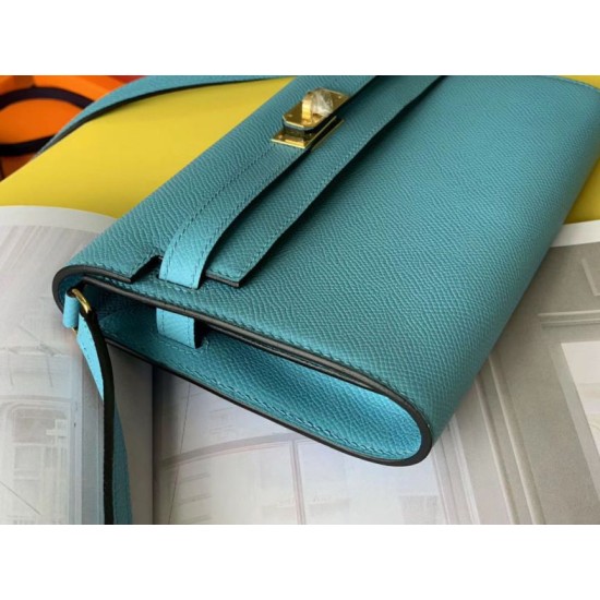 Miglior sito Replica Portafoglio Hermes Kelly Classique To Go Epsom Blu Imitazioni Outlet Online