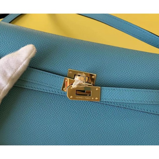 Miglior sito Replica Portafoglio Hermes Kelly Classique To Go Epsom Blu Imitazioni Outlet Online