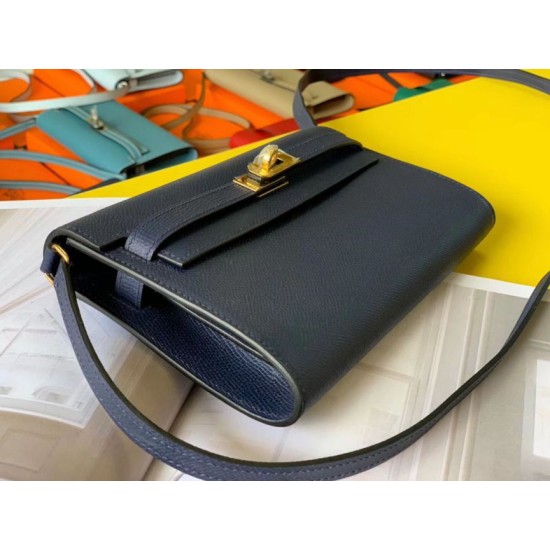 Miglior sito Replica Portafoglio Hermes Kelly Classique To Go Epsom Blu Scuro Imitazioni Outlet Online