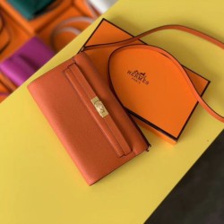 Miglior sito Replica Portafoglio Hermes Kelly Classique To Go Epsom arancia Imitazioni Outlet Online