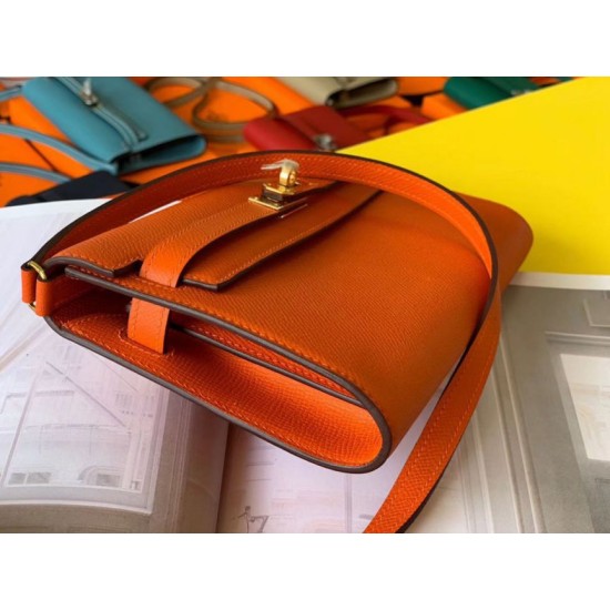 Miglior sito Replica Portafoglio Hermes Kelly Classique To Go Epsom arancia Imitazioni Outlet Online