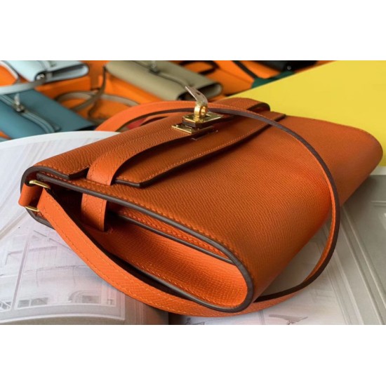 Miglior sito Replica Portafoglio Hermes Kelly Classique To Go Epsom arancia Imitazioni Outlet Online