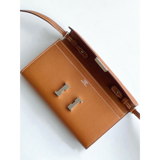 Miglior sito Replica Portafoglio Hermes Constance To Go Epsom Marrone Imitazioni Outlet Online