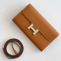 Miglior sito Replica Portafoglio Hermes Constance To Go Epsom Marrone Imitazioni Outlet Online