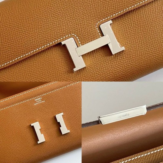 Miglior sito Replica Portafoglio Hermes Constance To Go Epsom Marrone Imitazioni Outlet Online
