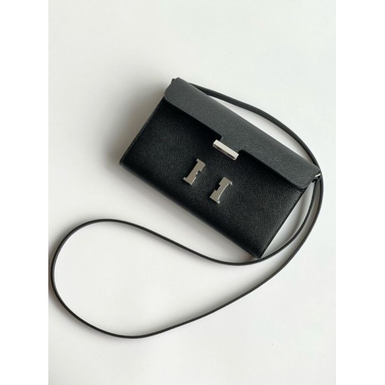 Miglior sito Replica Portafoglio Hermes Constance To Go Epsom Nero Imitazioni Outlet Online