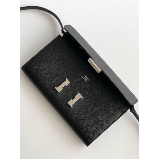 Miglior sito Replica Portafoglio Hermes Constance To Go Epsom Nero Imitazioni Outlet Online