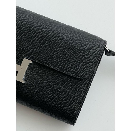Miglior sito Replica Portafoglio Hermes Constance To Go Epsom Nero Imitazioni Outlet Online