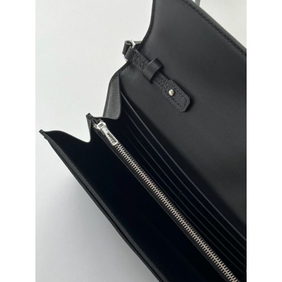 Miglior sito Replica Portafoglio Hermes Constance To Go Epsom Nero Imitazioni Outlet Online
