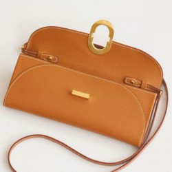 Miglior sito Replica Portafoglio Hermes Maillon To Go Epsom marrone Imitazioni Outlet Online