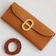 Miglior sito Replica Portafoglio Hermes Maillon To Go Epsom marrone Imitazioni Outlet Online