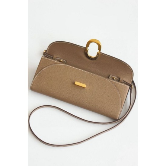 Miglior sito Replica Portafoglio Hermes Maillon To Go Epsom Grigio Imitazioni Outlet Online