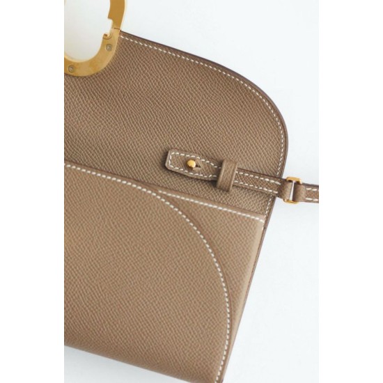 Miglior sito Replica Portafoglio Hermes Maillon To Go Epsom Grigio Imitazioni Outlet Online