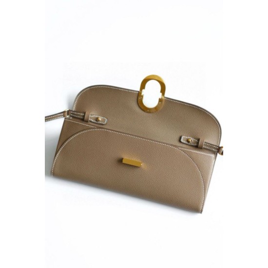 Miglior sito Replica Portafoglio Hermes Maillon To Go Epsom Grigio Imitazioni Outlet Online