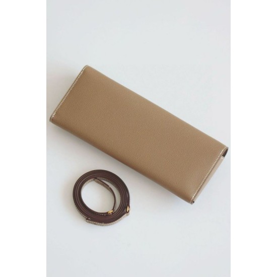 Miglior sito Replica Portafoglio Hermes Maillon To Go Epsom Grigio Imitazioni Outlet Online