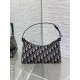 Replica perfetta Mini borsa Dior 30 Montaigne Cigale in jacquard blu obliquo Imitazione Outlet Online